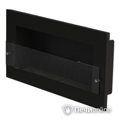 Биокамин ЭкоЛайф Window II Glass black burgundy, встраиваемый в Архангельске